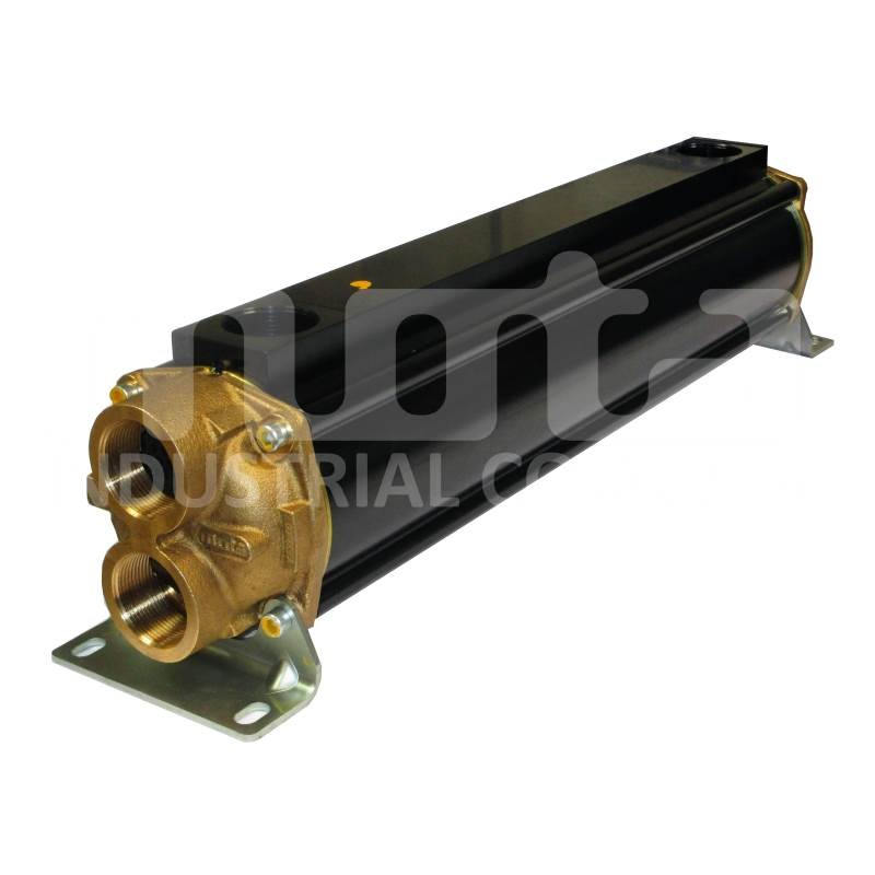 E110-564-2/CN-BR-D-AA Echangeur d'huile hydraulique, version marine avec drain et anodes