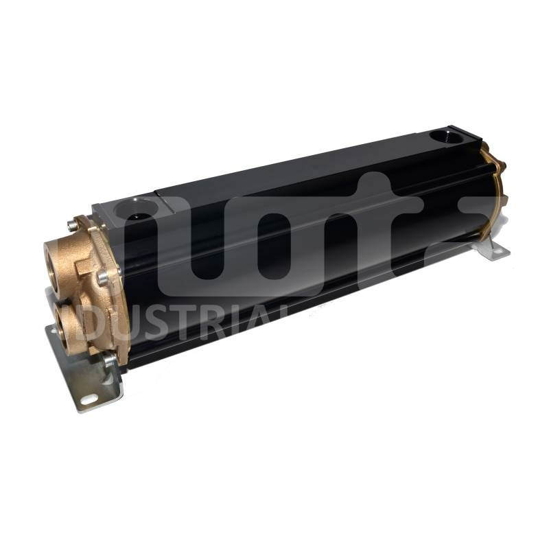 E135-564-2/CN-BR-D-AA Echangeur d'huile hydraulique, version marine avec drain et anodes