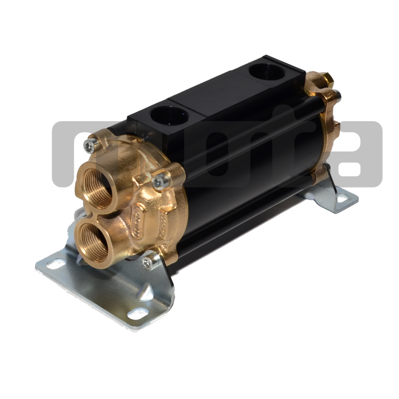 E065-161-2/CN-BR-D-AA Echangeur d'huile hydraulique, version marine avec drain et anodes