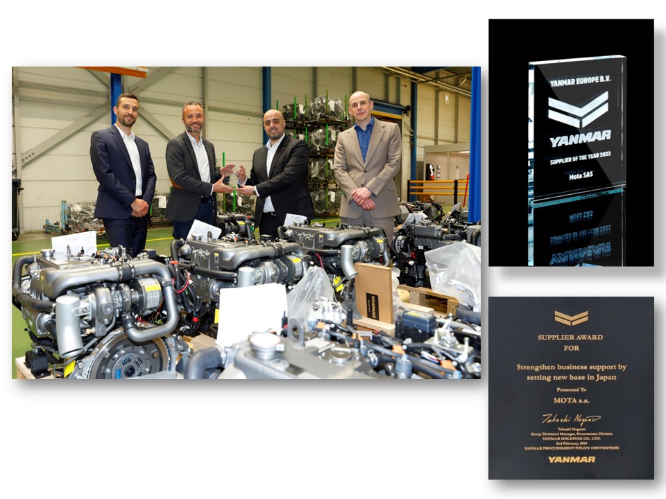 MOTA wins Supplier of the Year 2023