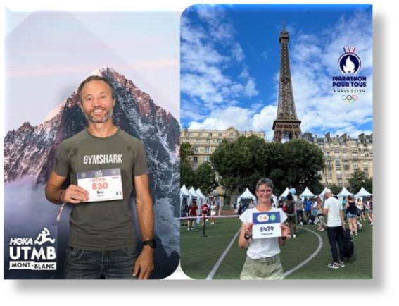 UTMB and Paris Olympic Marathon :Two collaborators at the heart of the adventure