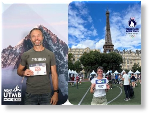 UTMB and Paris Olympic Marathon :Two collaborators at the heart of the adventure